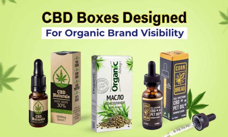 CBD Boxes Designed for Organic Brand Visibility