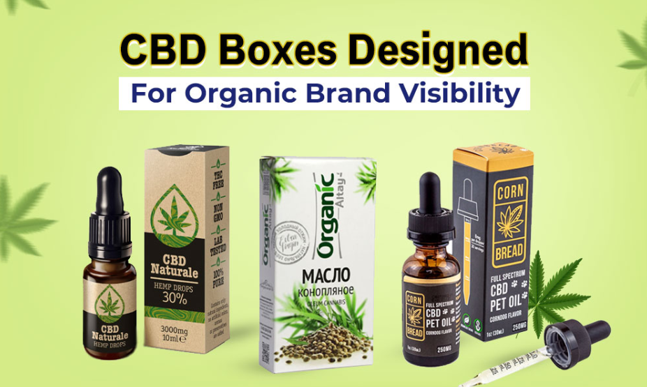 CBD Boxes Designed for Organic Brand Visibility
